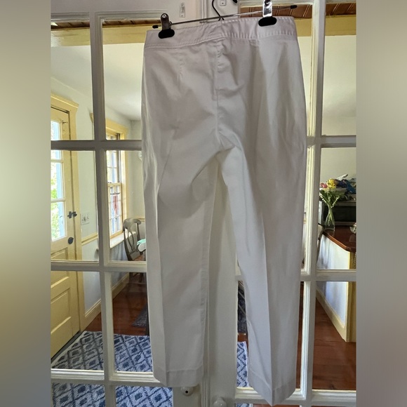 Chic White Agnona Pants Made in Italy. Women’s Size: 40 (U.S. Size 4) - Picture 3 of 13